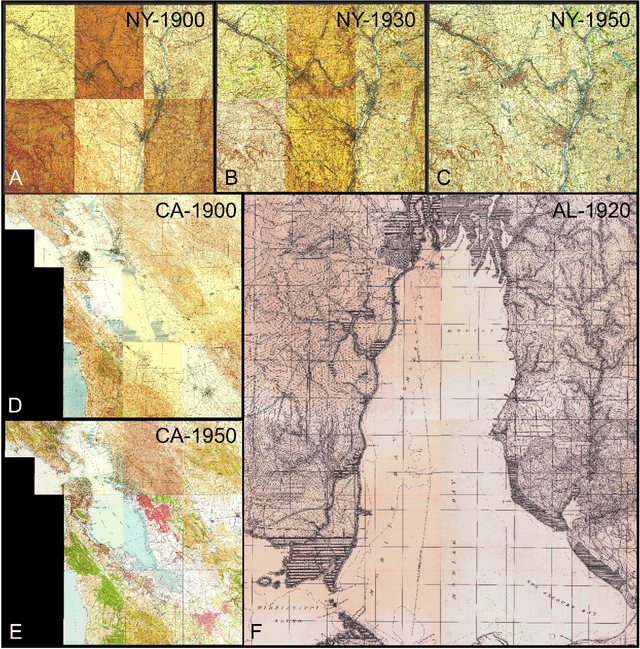 Figure 1 for Towards the automated large-scale reconstruction of past road networks from historical maps